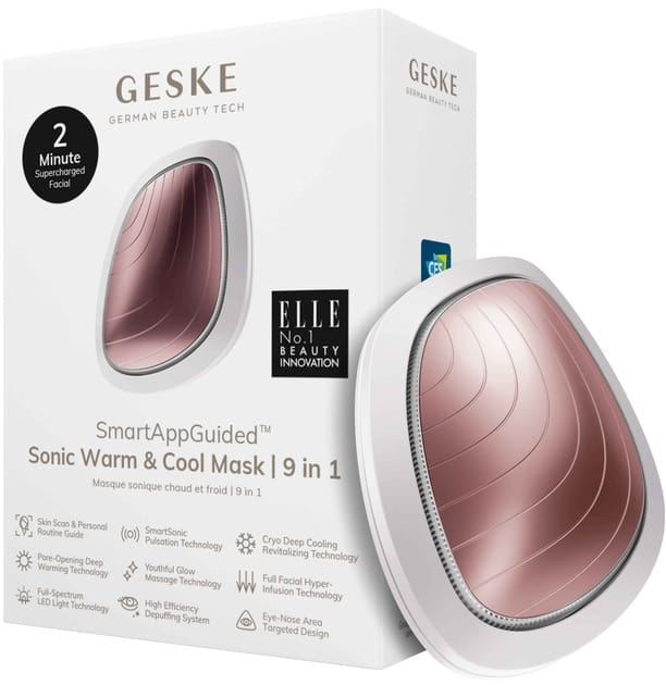 Звуковая маска тепло и холод Geske Sonic Warm & Cool Mask 9 в 1 Starlight (GK000002SL01)