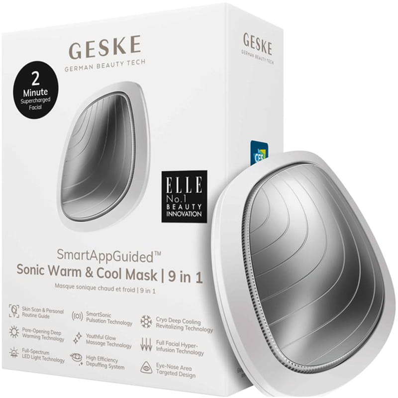 Звукова маска тепло і холод Geske Sonic Warm & Cool Mask 9 в 1 White (GK000002WH01)