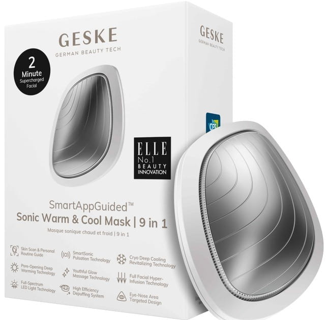 Звуковая маска тепло и холод Geske Sonic Warm & Cool Mask 9 в 1 White (GK000002WH01)