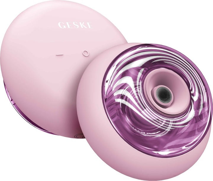 Звуковий масажер для обличчя і тіла Geske Sonic Cool & Warm Face and Body Massager 9 в 1 Pink (GK000699PK01)