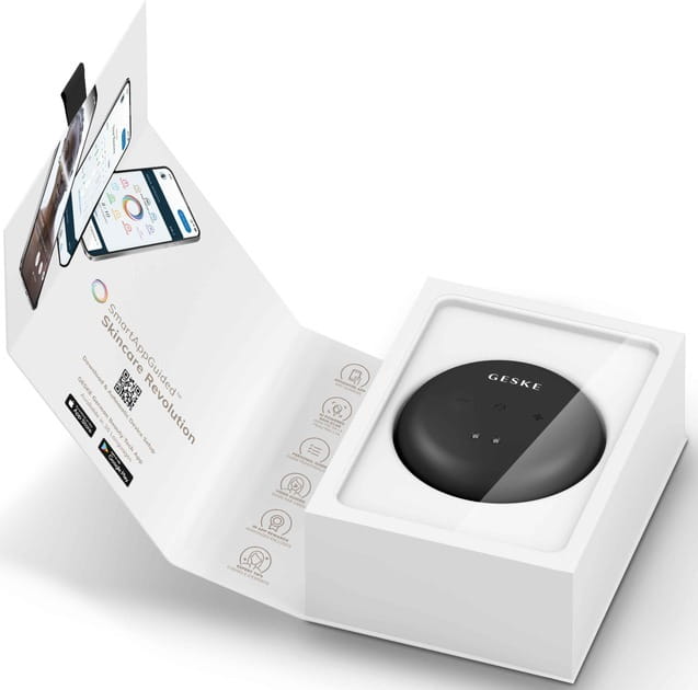 Звуковой массажер для лица и тела Geske Sonic Cool & Warm Face and Body Massager 9 в 1 Gray (GK000699GY01)