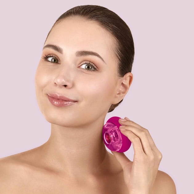 Звуковий масажер для обличчя і тіла Geske Sonic Cool & Warm Face and Body Massager 9 в 1 Magenta (GK000699MG01)