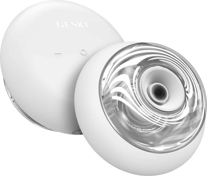Звуковой массажер для лица и тела Geske Sonic Cool & Warm Face and Body Massager 9 в 1 White (GK000699WH01)