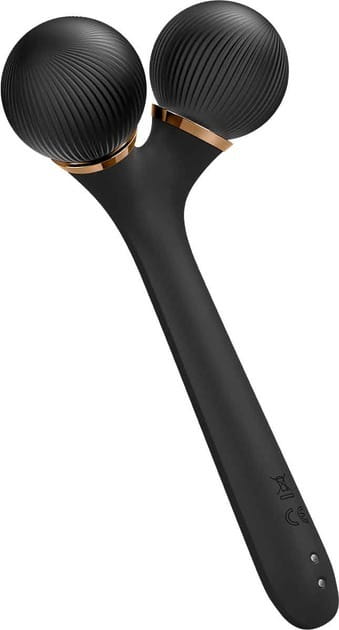 Электронный звуковой ролик для лица и тела Geske Sonic Facial & Body Roller 4 в 1 Gray (GK000041GY01)