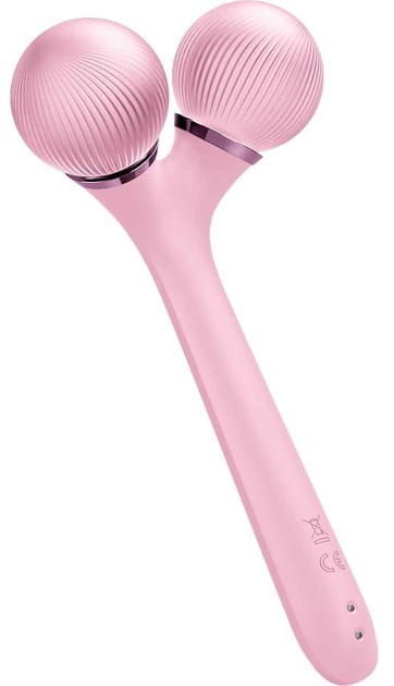 Электронный звуковой ролик для лица и тела Geske Sonic Facial & Body Roller 4 в 1 Pink (GK000041PK01)