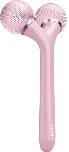 Електронний звуковий ролик для обличчя і тіла Geske Sonic Facial & Body Roller 4 в 1 Pink (GK000041PK01)