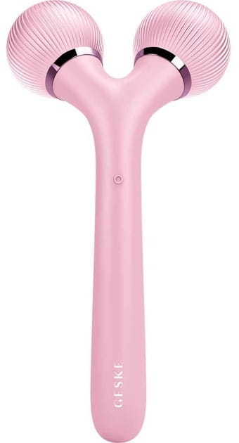 Електронний звуковий ролик для обличчя і тіла Geske Sonic Facial & Body Roller 4 в 1 Pink (GK000041PK01)