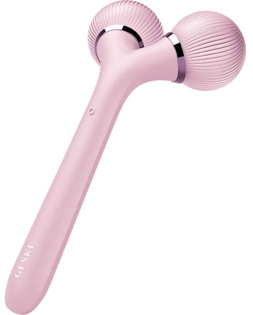 Електронний звуковий ролик для обличчя і тіла Geske Sonic Facial & Body Roller 4 в 1 Pink (GK000041PK01)