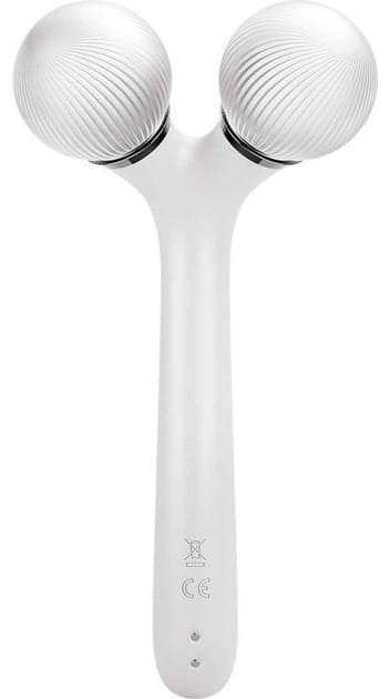 Электронный звуковой ролик для лица и тела Geske Sonic Facial & Body Roller 4 в 1 White (GK000041WH01)