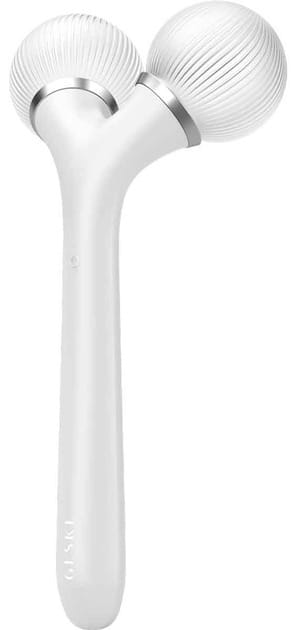 Електронний звуковий ролик для обличчя і тіла Geske Sonic Facial & Body Roller 4 в 1 White (GK000041WH01)