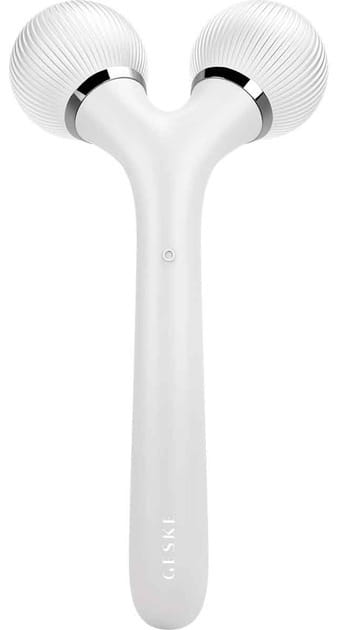 Електронний звуковий ролик для обличчя і тіла Geske Sonic Facial & Body Roller 4 в 1 White (GK000041WH01)