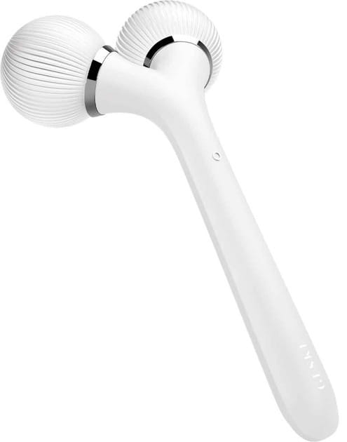 Електронний звуковий ролик для обличчя і тіла Geske Sonic Facial & Body Roller 4 в 1 White (GK000041WH01)