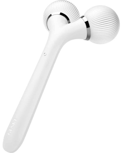 Електронний звуковий ролик для обличчя і тіла Geske Sonic Facial & Body Roller 4 в 1 White (GK000041WH01)