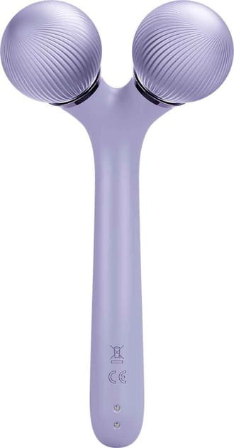 Електронний звуковий ролик для обличчя і тіла Geske Sonic Facial & Body Roller 4 в 1 Purple (GK000041PL01)