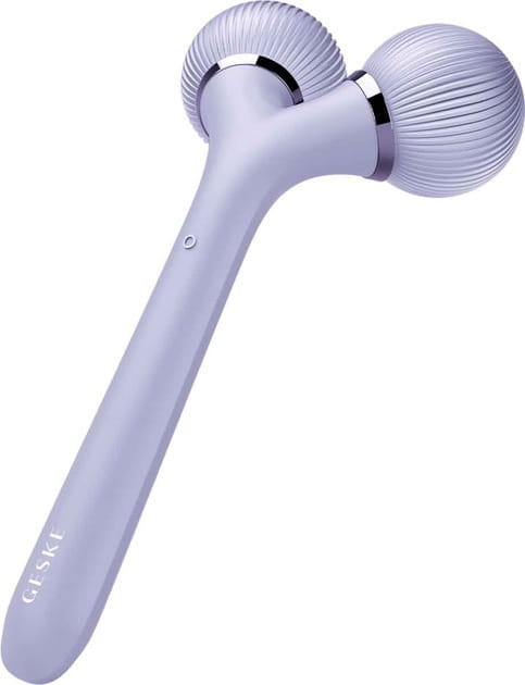 Електронний звуковий ролик для обличчя і тіла Geske Sonic Facial & Body Roller 4 в 1 Purple (GK000041PL01)