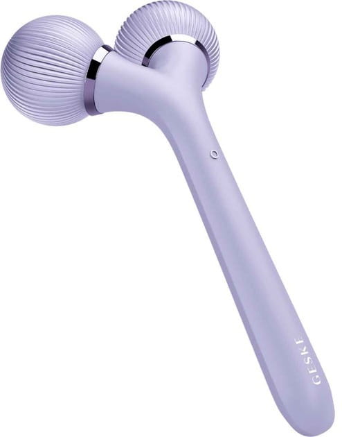 Електронний звуковий ролик для обличчя і тіла Geske Sonic Facial & Body Roller 4 в 1 Purple (GK000041PL01)