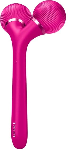 Электронный звуковой ролик для лица и тела Geske Sonic Facial & Body Roller 4 в 1 Magenta (GK000041MG01)