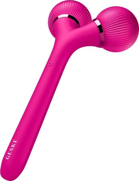 Электронный звуковой ролик для лица и тела Geske Sonic Facial & Body Roller 4 в 1 Magenta (GK000041MG01)