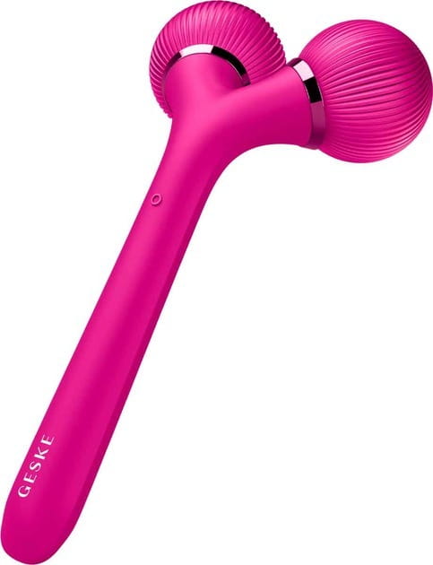 Електронний звуковий ролик для обличчя і тіла Geske Sonic Facial & Body Roller 4 в 1 Magenta (GK000041MG01)