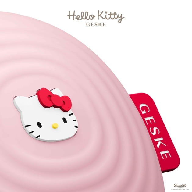 Електронна звукова щітка для обличчя Geske Sonic Facial Brush 4 в 1 by Hello Kitty Pink (HK000011PI01)