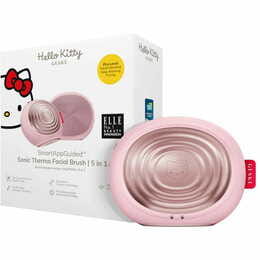 Электронная звуковая термо щетка для лица Geske Sonic Thermo Facial Brush 5 в 1 by Hello Kitty Pink (HK000008PI01)