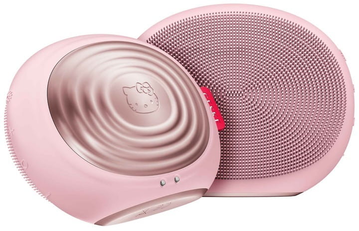 Электронная звуковая термо щетка для лица Geske Sonic Thermo Facial Brush 5 в 1 by Hello Kitty Pink (HK000008PI01)