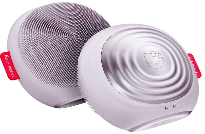 Электронная звуковая термо щетка для лица Geske Sonic Thermo Facial Brush 5 в 1 by Hello Kitty Purple (HK000008PU01)