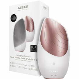 Электронная звуковая термо щетка для лица Geske Sonic Thermo Facial Brush 6 в 1 Starlight (GK000007SL01)