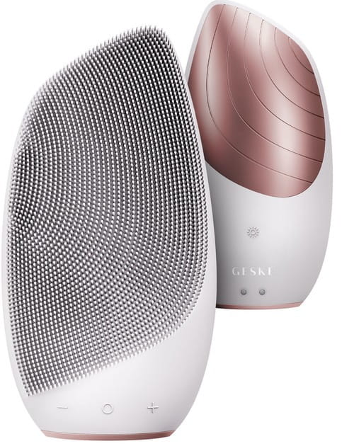 Електронна звукова термо щітка для обличчя Geske Sonic Thermo Facial Brush 6 в 1 Starlight (GK000007SL01)