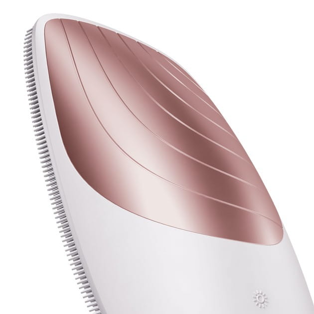 Электронная звуковая термо щетка для лица Geske Sonic Thermo Facial Brush 6 в 1 Starlight (GK000007SL01)