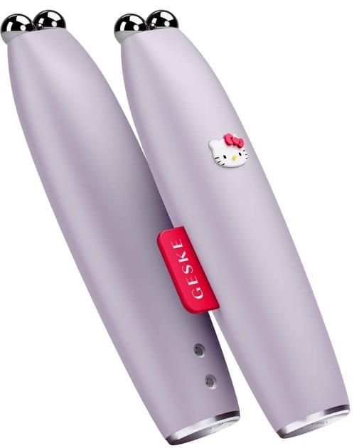 Мікрострумова ручка для підтяжки обиччя Geske MicroCurrent Face-Lift Pen 6 в 1 by Hello Kitty Purple (HK000014PU01)