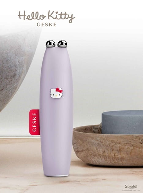 Микротоковая ручка для подтяжки лица Geske MicroCurrent Face-Lift Pen 6 в 1 by Hello Kitty Purple (HK000014PU01)