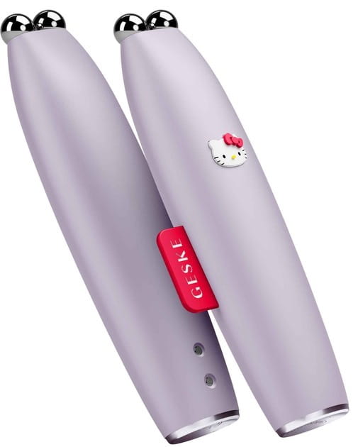Микротоковая ручка для подтяжки лица Geske MicroCurrent Face-Lift Pen 6 в 1 by Hello Kitty Purple (HK000014PU01)