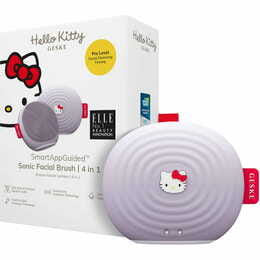 Электронная звуковая щетка для лица Geske Sonic Facial Brush 4 в 1 by Hello Kitty Purple (HK000011PU01)