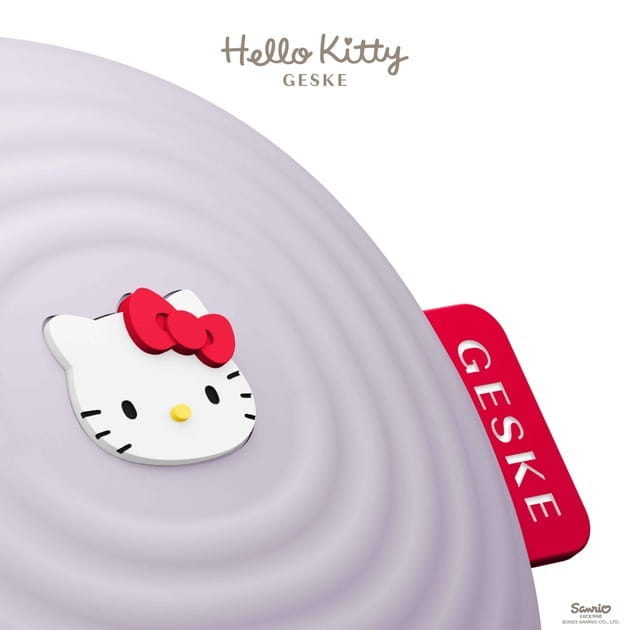 Електронна звукова щітка для обличчя Geske Sonic Facial Brush 4 в 1 by Hello Kitty Purple (HK000011PU01)