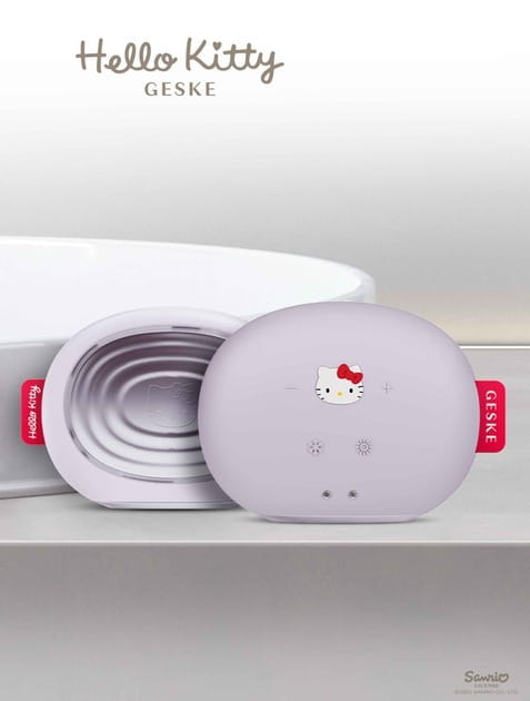 Звуковая маска тепло и холод Geske Sonic Warm & Cool Mask 8 в 1 by Hello Kitty Purple (HK000056PU01)