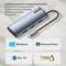 Фото - Док-станція ColorWay USB-C 5-в-1 Type C PD 100W/USB3.0х3/HDMI 4К (CW-HUB01) | click.ua