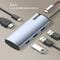 Фото - Док-станція ColorWay USB-C 5-в-1 Type C PD 100W/USB3.0х3/HDMI 4К (CW-HUB01) | click.ua