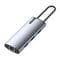 Фото - Док-станція СolorWay USB-C 6-в-1 Type C PD 100W/USB3.0х3/HDMI 4К/RJ45 (CW-HUB02) | click.ua