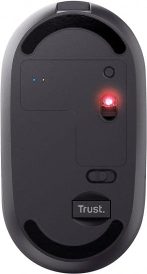 Мышь беспроводная Trust Puck Rechargeable Black (24059)