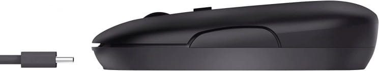 Мышь беспроводная Trust Puck Rechargeable Black (24059)
