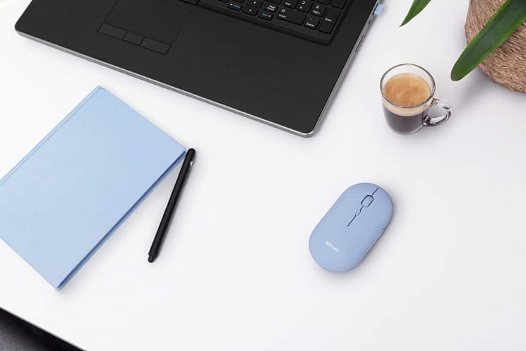 Миша бездротова Trust Puck Rechargeable Blue (24126)
