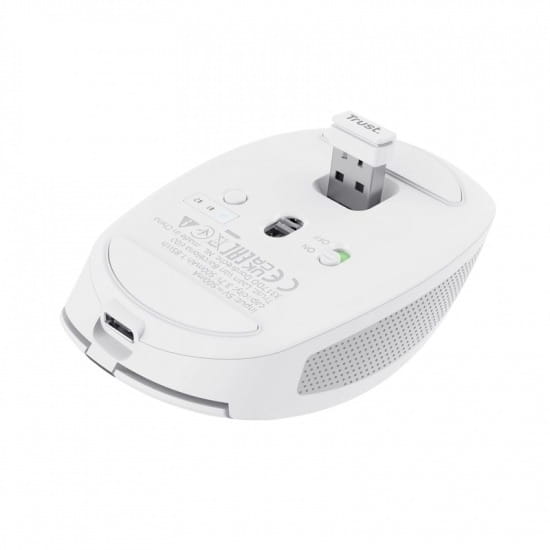 Мышь беспроводная Trust Ozaa Compact White (24933)