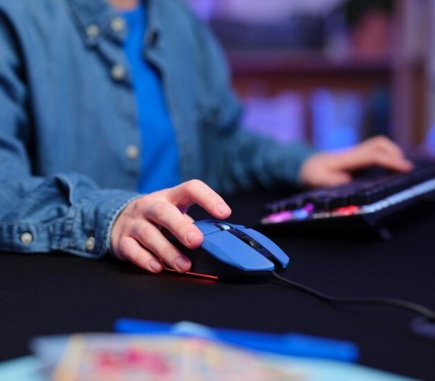 Мышь Trust GXT 109 Felox Blue (25067)