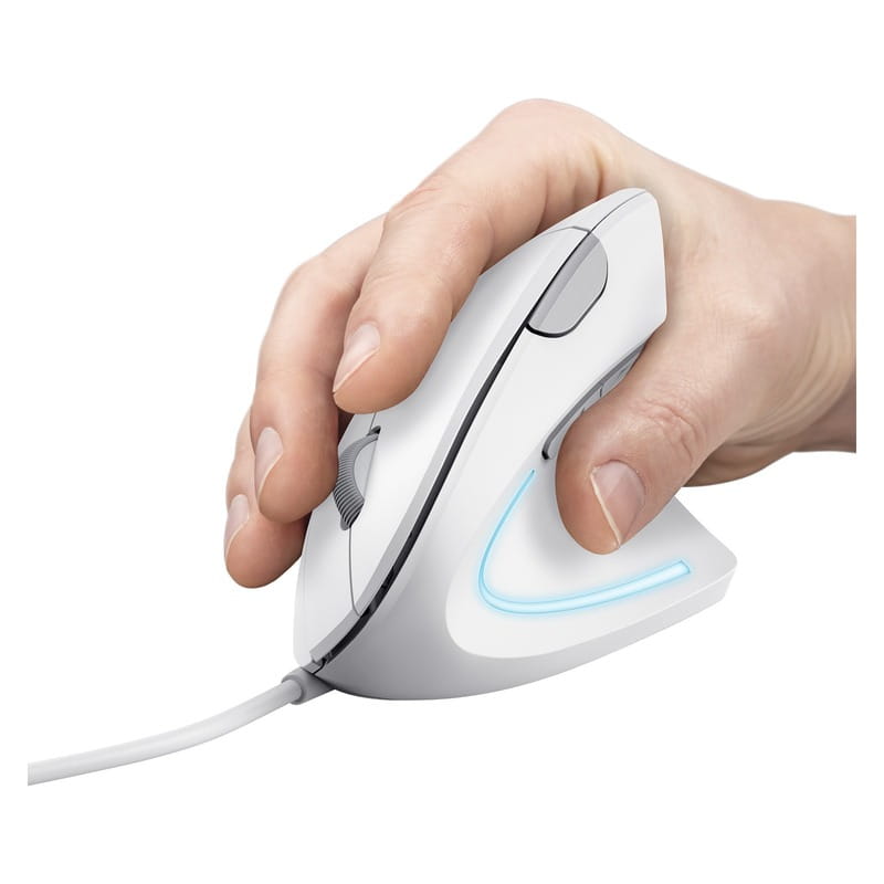 Миша Trust Verto Ergonomic White (25133)