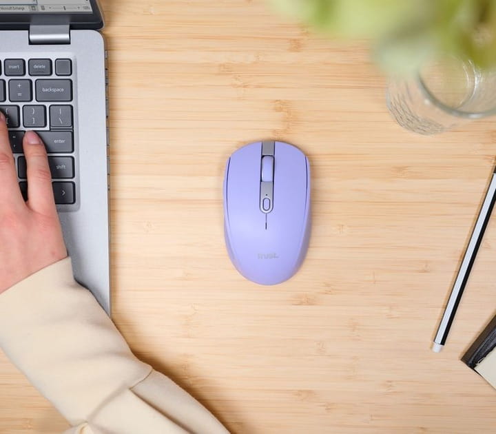 Миша бездротова Trust Ozaa Compact Multi-Device Purple (25384)