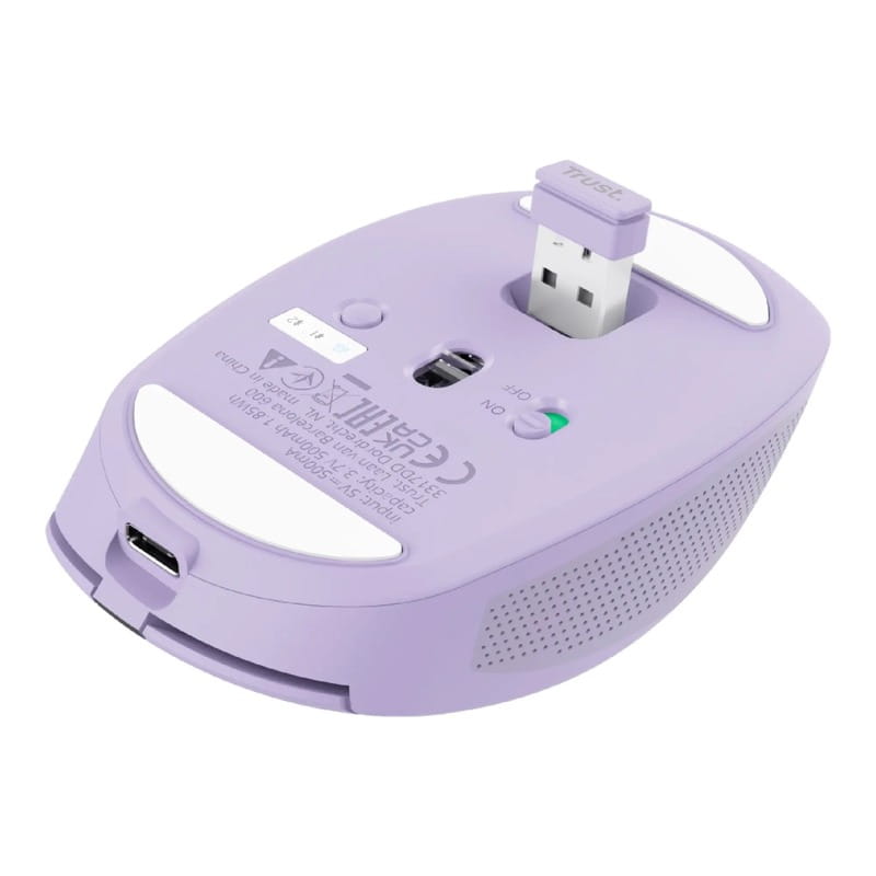 Миша бездротова Trust Ozaa Compact Multi-Device Purple (25384)
