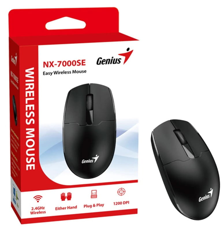 Мышь Genius NX-7000SE Black (31030033400)