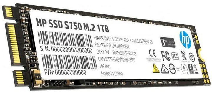 Накопитель SSD 1TB HP S750 M.2 2280 3D NAND (16L57AA)