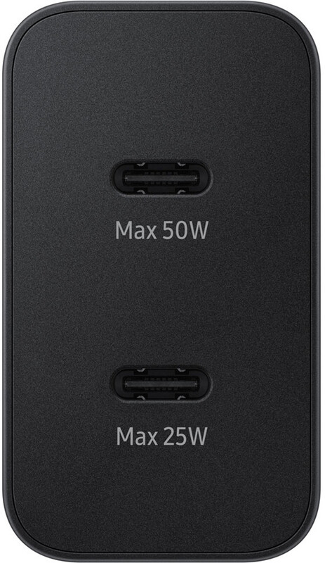 Сетевое зарядное устройство Samsung Power Adapter Type-C Cable 50W Black (EP-T5020XBEGEU)